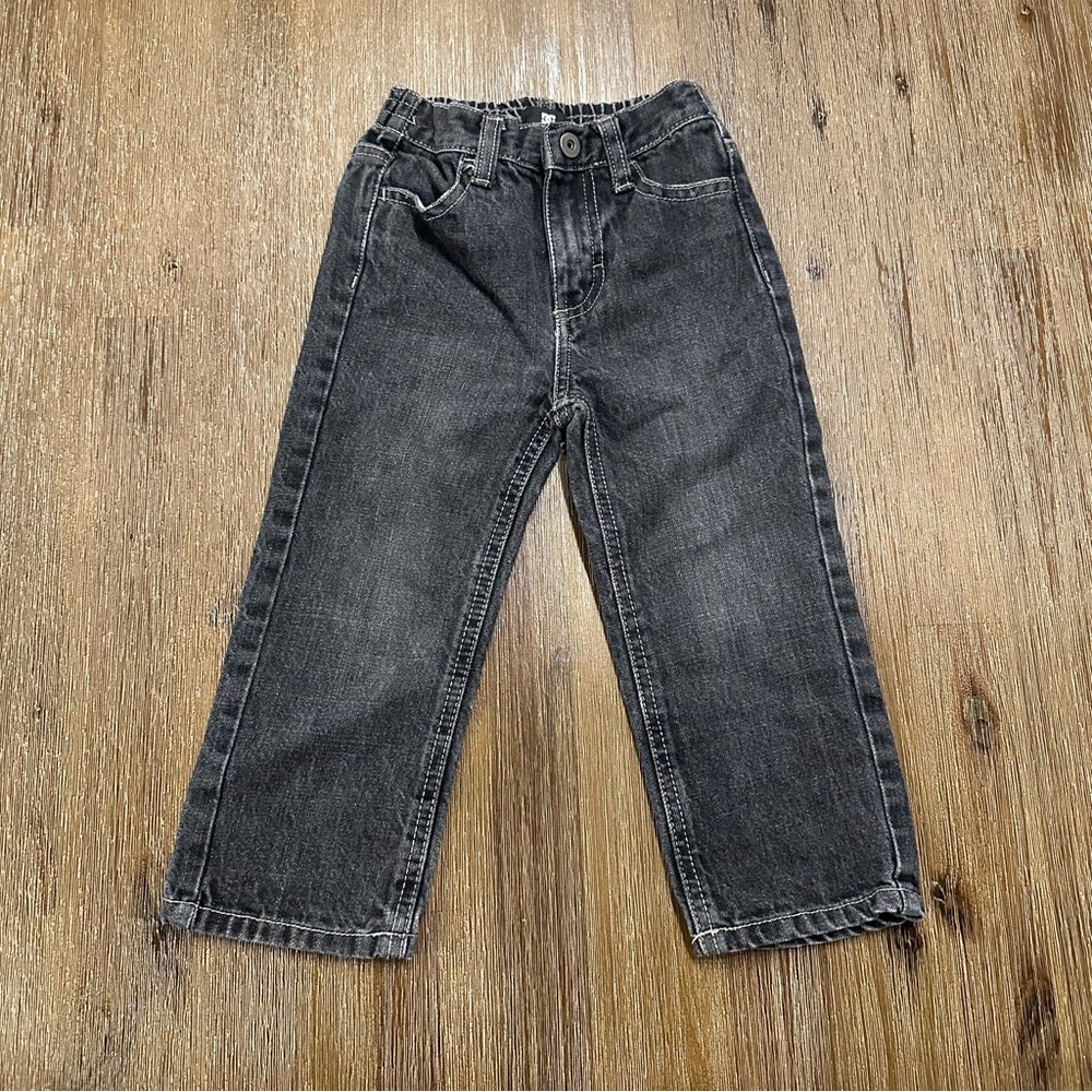 3/20$ DC Baby Toddler black denim jeans size 24 months